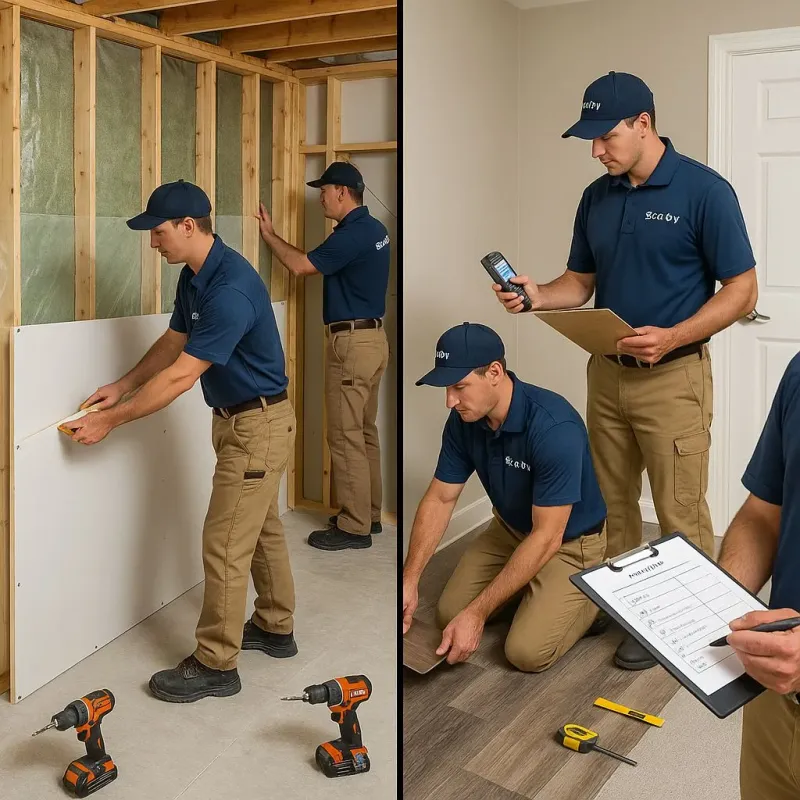 Repairs and Reconstruction process in Audubon, IA